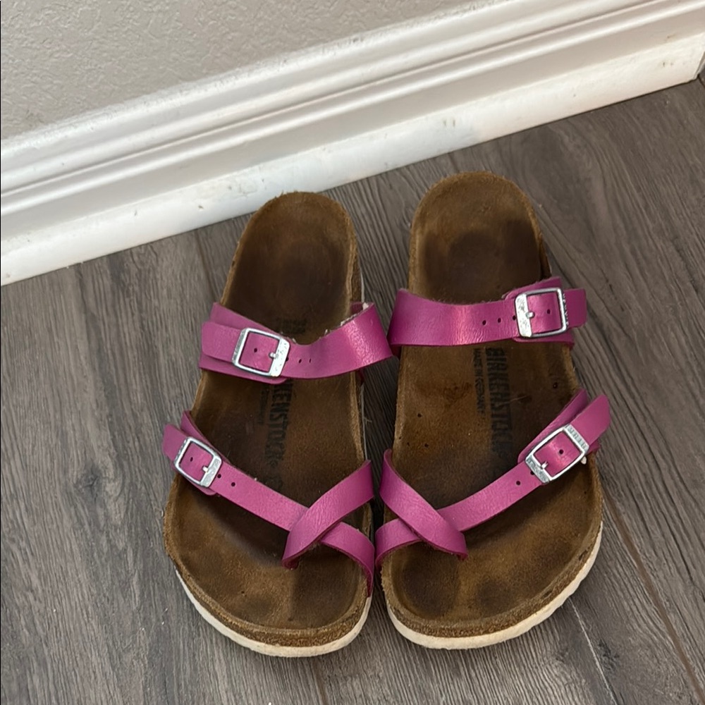 Birkenstock Pink Double Strap Sandals